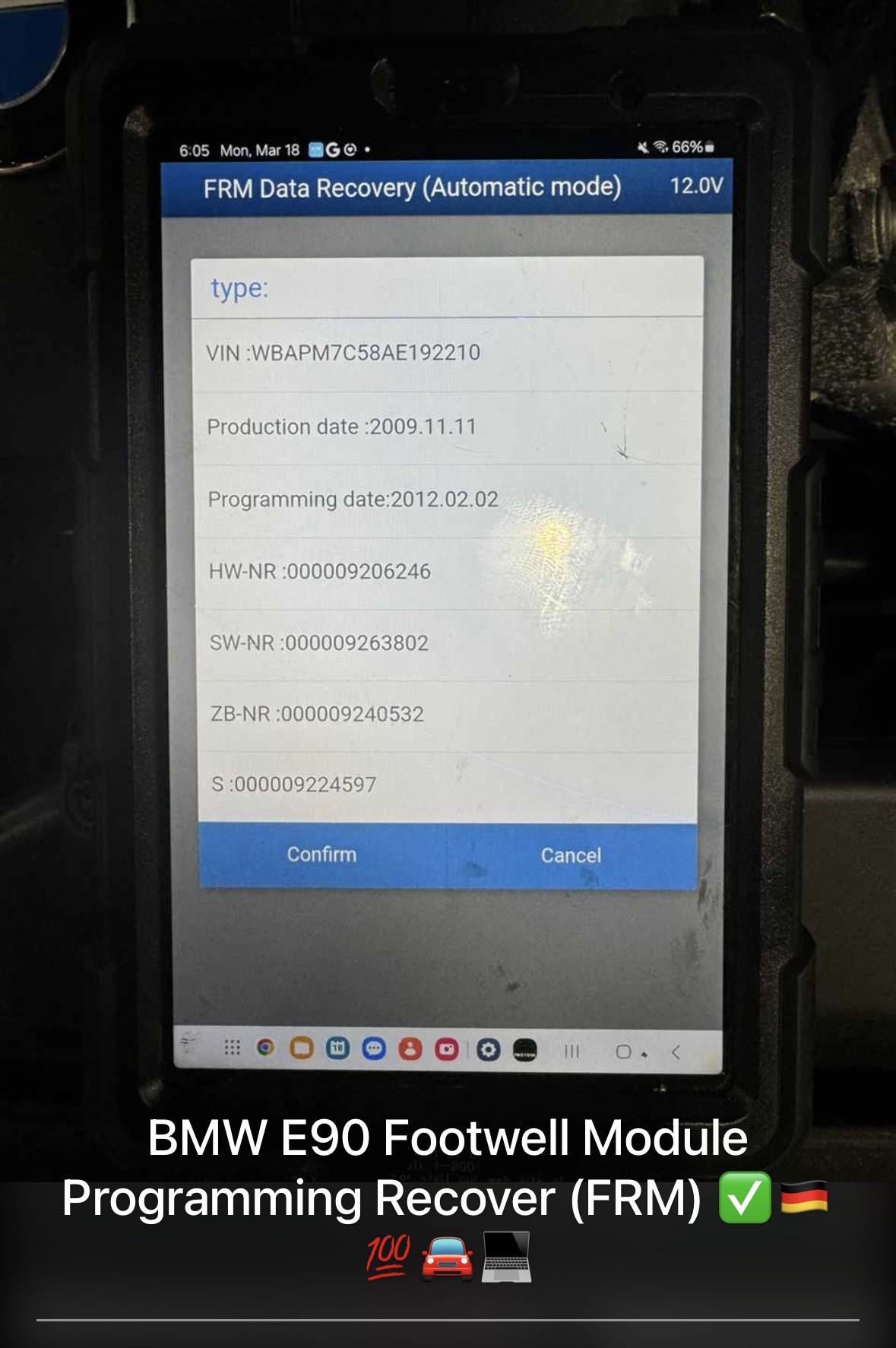 BMW E90 Footwell Module Programming Recover (FRM) 🇩🇪💯🚘💻 – Bimmer ...