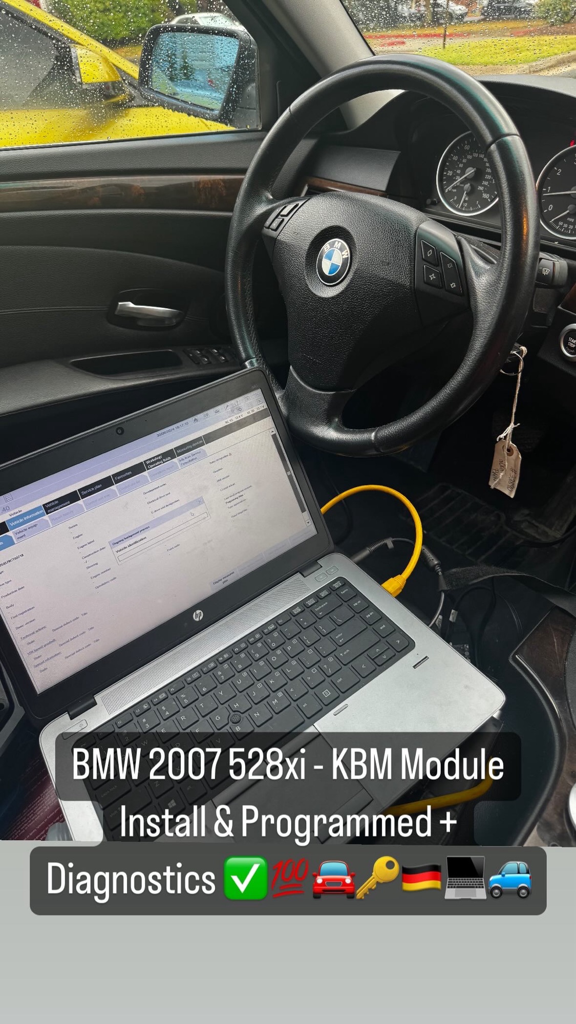 BMW 2007 528xi – KBM Module Install & Programmed + Diagnostics 💯🚘🔑🇩🇪💻🚙 ...