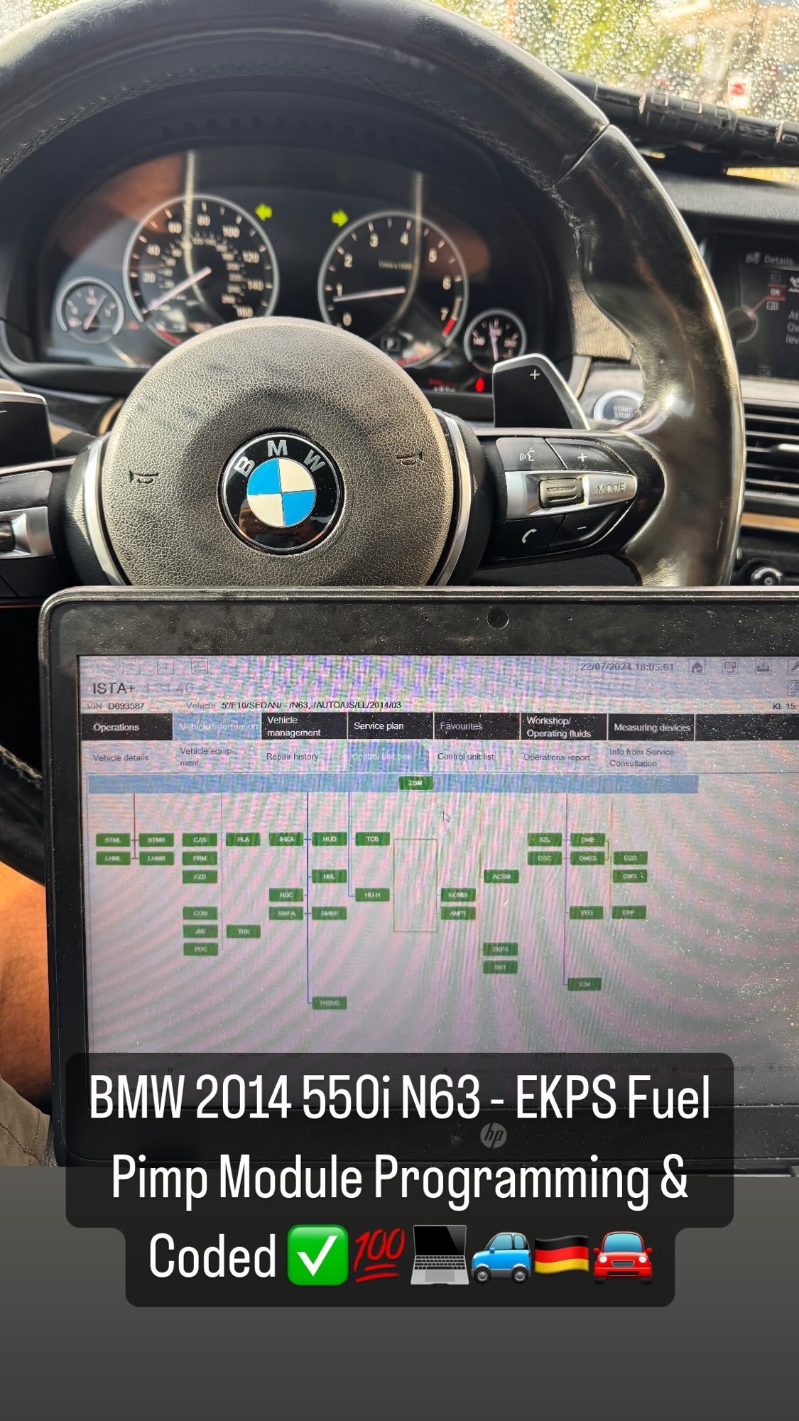 BMW 2014 550i N63 – EKPS Fuel Pimp Module Programming & Coded 💯💻🚙🇩🇪🚘 ...