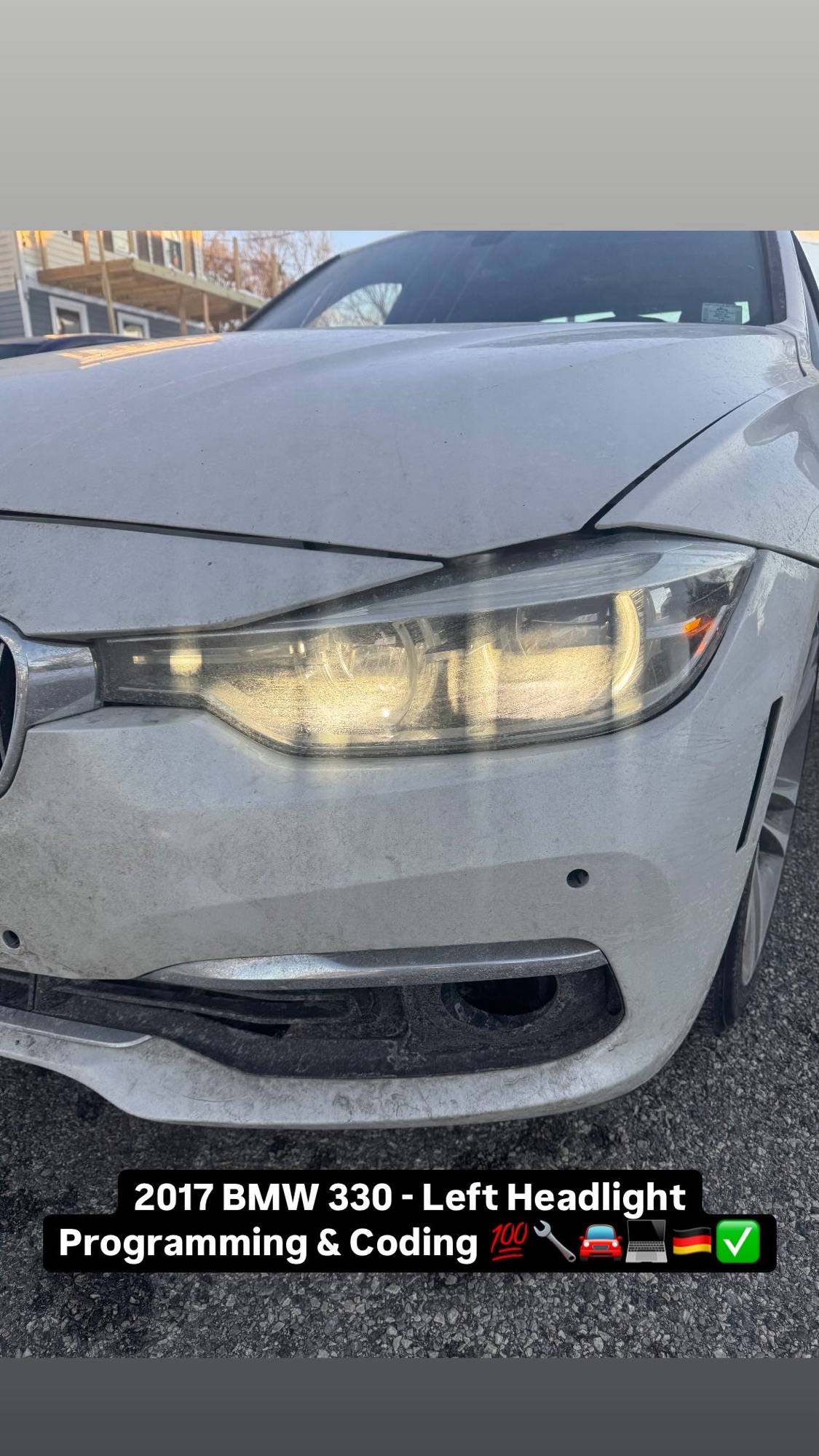 2017 BMW 330 – Left Headlight Programming & Coding 💯🔧🚘💻🇩🇪 – Bimmer ...